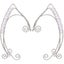 1 Pair Of Pearl Elf Ear Cuffs Non Piercing Ear Cuffs Clip On Earrings Ear Acces Carousel 1