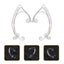 1 Pair Of Pearl Elf Ear Cuffs Non Piercing Ear Cuffs Clip On Earrings Ear Acces Carousel 2