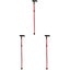 3pcs Non slip Adjustable Height Aluminum Alloy Folding Walking Stick Cane Trave Carousel 1