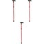 3pcs Non slip Adjustable Height Aluminum Alloy Folding Walking Stick Cane Trave Carousel 2