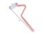 1PC Curved Brush For Cleaning S/V-shaped Toilet Long Handle Carousel 3