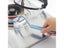 1PC Curved Brush For Cleaning S/V-shaped Toilet Long Handle Carousel 5