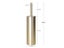 Stainless Steel Toilet Brush Set Bathroom Brush Holder With Long Handle Carousel 7