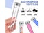 40Pcs 23x 140mm 40ml Clear Test Tubes Plastic Test Tubes With Screw Caps For Carousel 4