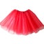 Adult Girl Three Layered Ballet Dance Tutu Skirt Classic Solid Color Carousel 1