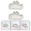 2 Pcs Silcone Molds Desserts Party Supplies Graduation Keychain Resin Grad Epox Carousel 4