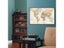 75*50cm Retro World Map With Details Vintage Art Poster Canvas Painting Wall Carousel 5