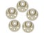 5Pcs Mixer Foot Bottom Pad Stand Attachment Replacement For Kitchenaid Mixer Carousel 3