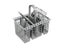 Universal Dishwasher Cutlery Basket Portable Replacement Cutlery Dishwasher Carousel 3