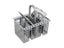 Universal Dishwasher Cutlery Basket Portable Replacement Cutlery Dishwasher Carousel 6
