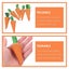 6pcs Rabbit Molar Carrot Woven Carrot Toy Hamster Bunny Chew Toy Hamster Chew S Carousel 2