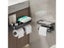 Wall-mounted Toilet Paper Holder With Storage Tray Phone Stand Carousel 5