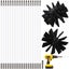 18 Pcs Chimney Brushes Chimney Sweep Rods Cleaning Brushes Gutter Cleaning Tool Carousel 2