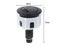 Switch Push Button 38-49mm ABS Accessories Black Bthroom Toilet Cover Dual Carousel 5