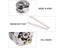 114mm Flush Toilet Water Tank Push Button Toilet Button Replaced Flush Button Carousel 4