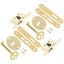 2 Sets Of Cabinet Locks Exquisite Decorative Lock Jewelry Box Diy Lock With Key Carousel 2