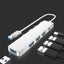 1pc Usb Hub Laptop 4 Ports Expansion Transfer Adapter For Office Home Use Carousel 3