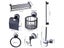 Wall Mounted Bathroom Accessories - Towel Ring Paper Holder Toilet Brush Holder Carousel 4
