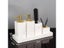 Bathroom Accessories Marble Soap Dispenser Toothbrush Holder With Tray Gargle Carousel 6