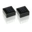 2pcs Solar Light Square Outdoor Fence Light Garden Lamp Street Lamp Stairs Wall Carousel 1