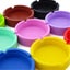 1pcs Silicone Ashtray Unbreakable Rubber Heat Resistant Round Shape black Carousel 2
