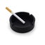 1pcs Silicone Ashtray Unbreakable Rubber Heat Resistant Round Shape black Carousel 3