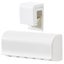 Wall Hanging Tooth Brush Holder Nail Free Toothbrush Organizer Bathroom Toothbr Carousel 2