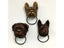 Vintage Resin Bat Dog Head Door Knocker Antique Home Decor Carousel 2