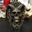 Baphomet Horned God Skull Hanging Door Knocker Heavy Duty Gothic Door Knocker Carousel 6