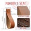 4 Pcs Leather Strap Hooks Wall Mounted Leather Hooks Wall Hanging Strap Leather Carousel 3