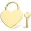 Small Padlock With Key Romantic Couples Wishing Lock Jewelry Box Suitcase Lock Carousel 1