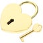 Small Padlock With Key Romantic Couples Wishing Lock Jewelry Box Suitcase Lock Carousel 2