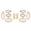 5 Pcs Cross Stitch Fixing Frame Embroidery Mini Wood Hoops Diy Wooden Stitch Fo Carousel 3