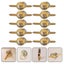 10 Pcs Black Drawer Handles Miniature Drawer Furniture Handles Simulation Door Carousel 2