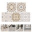 5pcs Peel And Stick Tile Decals Oil proof Kitchen Floor Tile Stickers Wall Tile Carousel 2