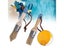 2Pcs Round And Pointed Chalk Paint Wax Brush Ergonomic Wood Handle Bristle Carousel 3