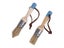2Pcs Round And Pointed Chalk Paint Wax Brush Ergonomic Wood Handle Bristle Carousel 6