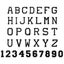 36pcs Iron on Letters Numbers Patches Diy Embroidery Patches For Clothes Bags Carousel 1