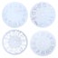 4pcs Clock Mold Roman Numerals Constellation Silicone Mold Handmade Diy Molds Carousel 1