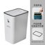 Push Type Trash Can Kitchen Bathroom Trash Can With Lid Garbage Wastepaper Bin Carousel 1