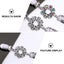 1 Set 2 Pcs Practical Alloy Vintage Shawl Clips Beautiful Flower Sweater Clips Carousel 2