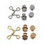 2 Sets Trouser Jeans Metal Jean Snaps Metal Jean Buttons Jean Jacket Buttons De Carousel 1