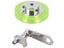 200mm Aluminum Polyurethane Industrial Encoder Wheel Measuring Wheel With Type Carousel 2