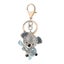 Car Key Holder Inlaid Animal Keychain Koala Decoration Accessories Car Gift Bag Carousel 1