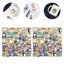 2 Sets Floral Stickers Vinyl Decals Kawaii Cat Stickers Cute Small Stickers Sti Carousel 3
