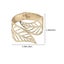 2pcs Curtain Buckles Punch Free Curtain Clamps Alloy Hollow Leaf Curtain Buckle Carousel 2
