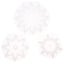 3pcs Diy Crystal Epoxy Mold Translucent Snowflake Pendant Mold white 3 Styles Carousel 1