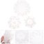 3pcs Diy Crystal Epoxy Mold Translucent Snowflake Pendant Mold white 3 Styles Carousel 2