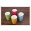 24 Pcs Solid Bright Colors Cupcake Wrappers Round Thicken Muffin Cup Cake Paper Carousel 3