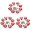 24 Pcs Rose Shaped Ceramic Kitchen Cupboard Cabinet Drawer Door Knobs Pull Han Carousel 1
